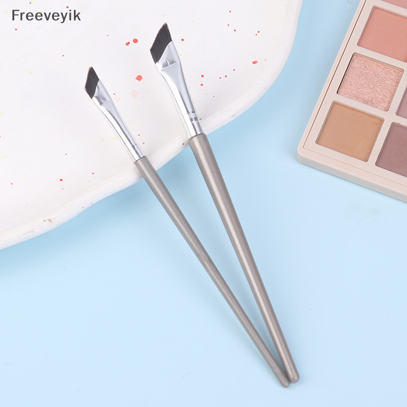 [Fre] Upgrade Blade Eyeliner Brush Escova Para Sobrancelhas Ultra Fina Ângulo Fino Plana Sob Os Olhos Colocar De Maquiagem Detalhe Preciso COD