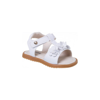 Sandália Infantil Feminina Ortopézinho Primeiros Passos Flores Brancas em Oferta na Shopee