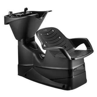 Lavatório Champ Preto com Cuba Fixa Para Salão De Beleza Dompel em Oferta na Shopee