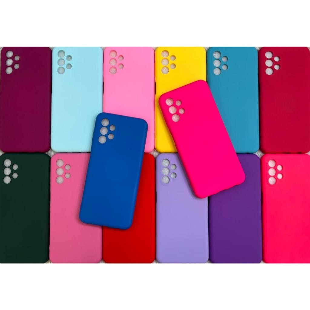 Kit Protetora Capa Capinha A13 4G Samsung Silicone Aveludado em Oferta na Shopee