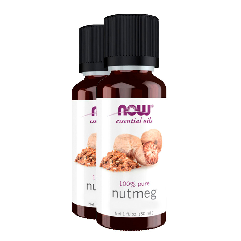 Kit 2x Óleo de Noz Moscada Now Foods Puro 30ml Importado/Made in Usa em Oferta na Shopee