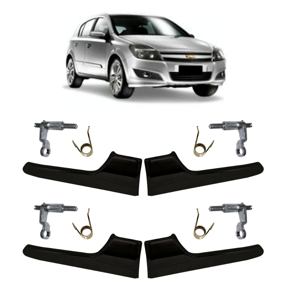 Kit 4 Maçaneta Interna Preta Gatilho Todas Portas Vectra Gt 05 A 11 em Oferta na Shopee