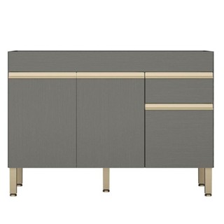 Balcão De Pia Line 120 Cm Gris - Kits Paraná em Oferta na Shopee