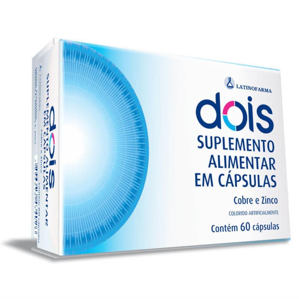 DOIS COM 60 CÁPSULAS em Oferta na Shopee