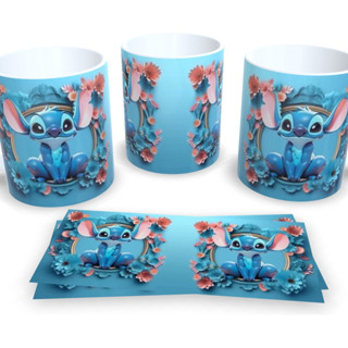 Caneca Stitch Personalizada Tematica xicara Lilo Stich m10 em Oferta na Shopee
