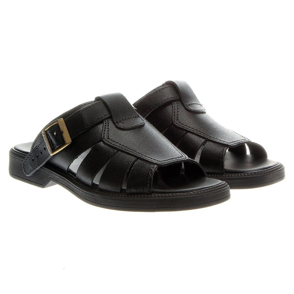 Sandália Couro Itapuã Master Masculina - Preto