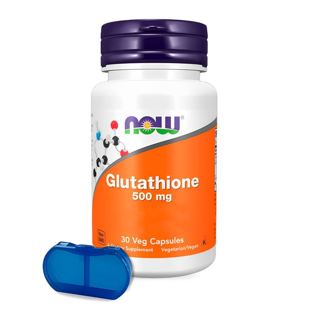 Glutationa 500mg Now Foods 30 Cáps + Porta Cápsulas em Oferta na Shopee