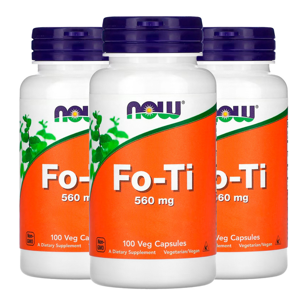 Kit 3x Fo-Ti 560mg (He Shou Wu) Now Foods 100Veg Caps Importado/Made in Usa em Oferta na Shopee
