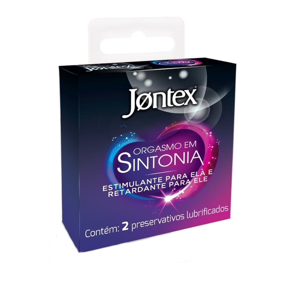 Preservativo Jontex Orgasmo em Sintonia 2 Unidades