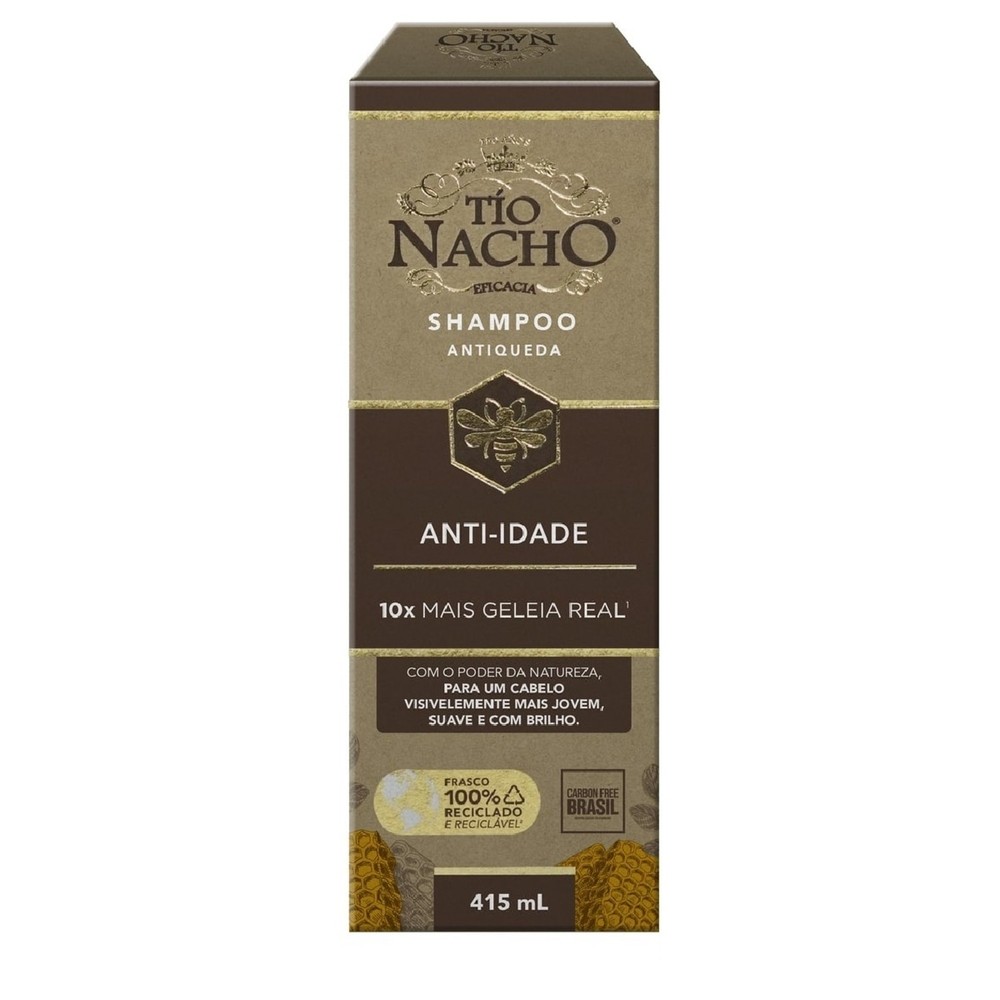 Shampoo Tio Nacho Antiqueda Anti-Idade 415ml