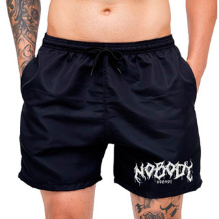 Bermuda Short Praia Nobody Masculino Mauricinho Várias Cores Verão Estilo De Rua Streetwear Qualidade Produto Top em Oferta na Shopee