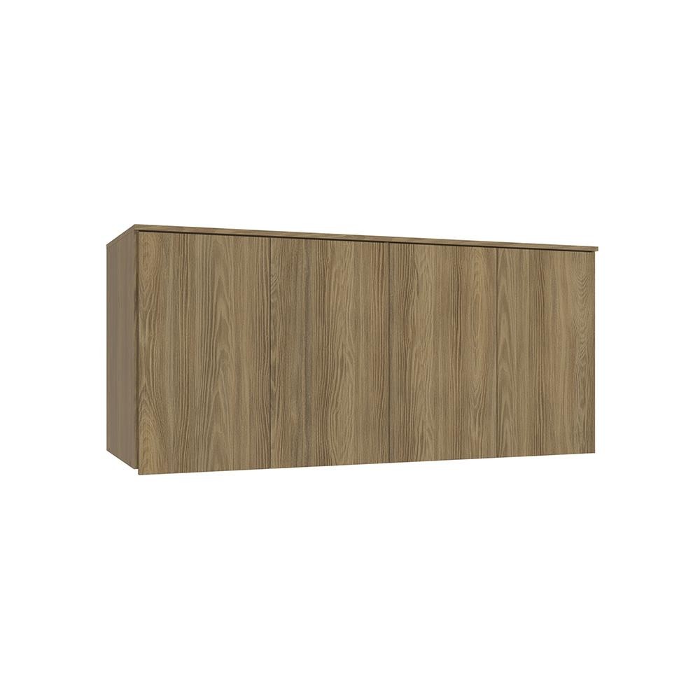 Armário Aéreo 4 Portas Kappesberg Adapt Nogueira 155cm em Oferta na Shopee