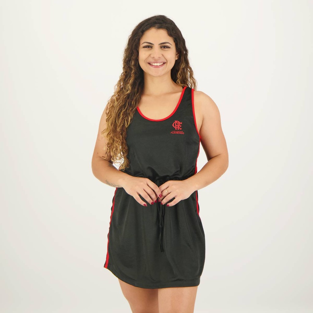 Vestido Flamengo Boxing Feminino Preto - Women Clothes
