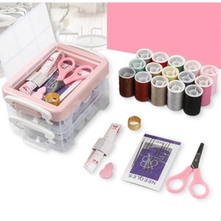 Kit De Costura Maletinha A - 25 Pçs + Maleta Organizadora em Oferta na Shopee