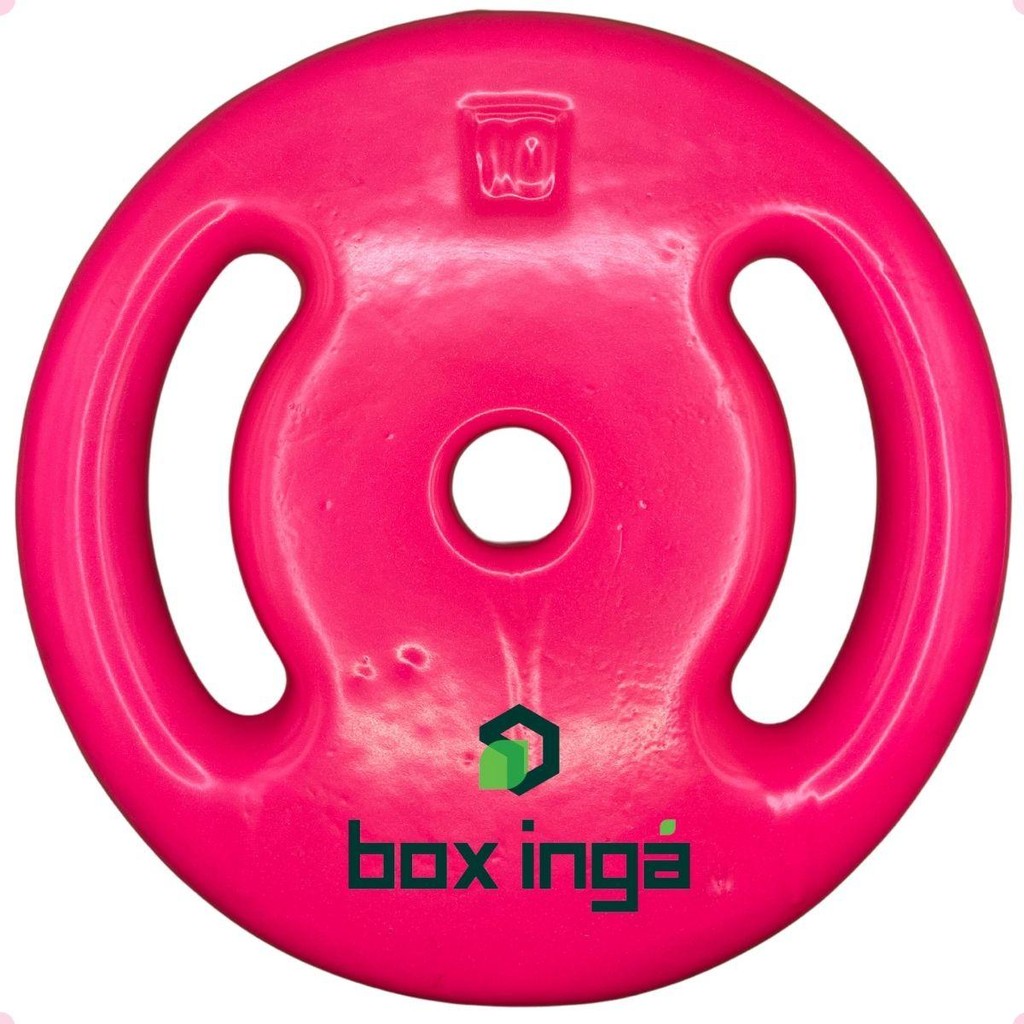 Anilha Emborrachada 10Kg - Rosa