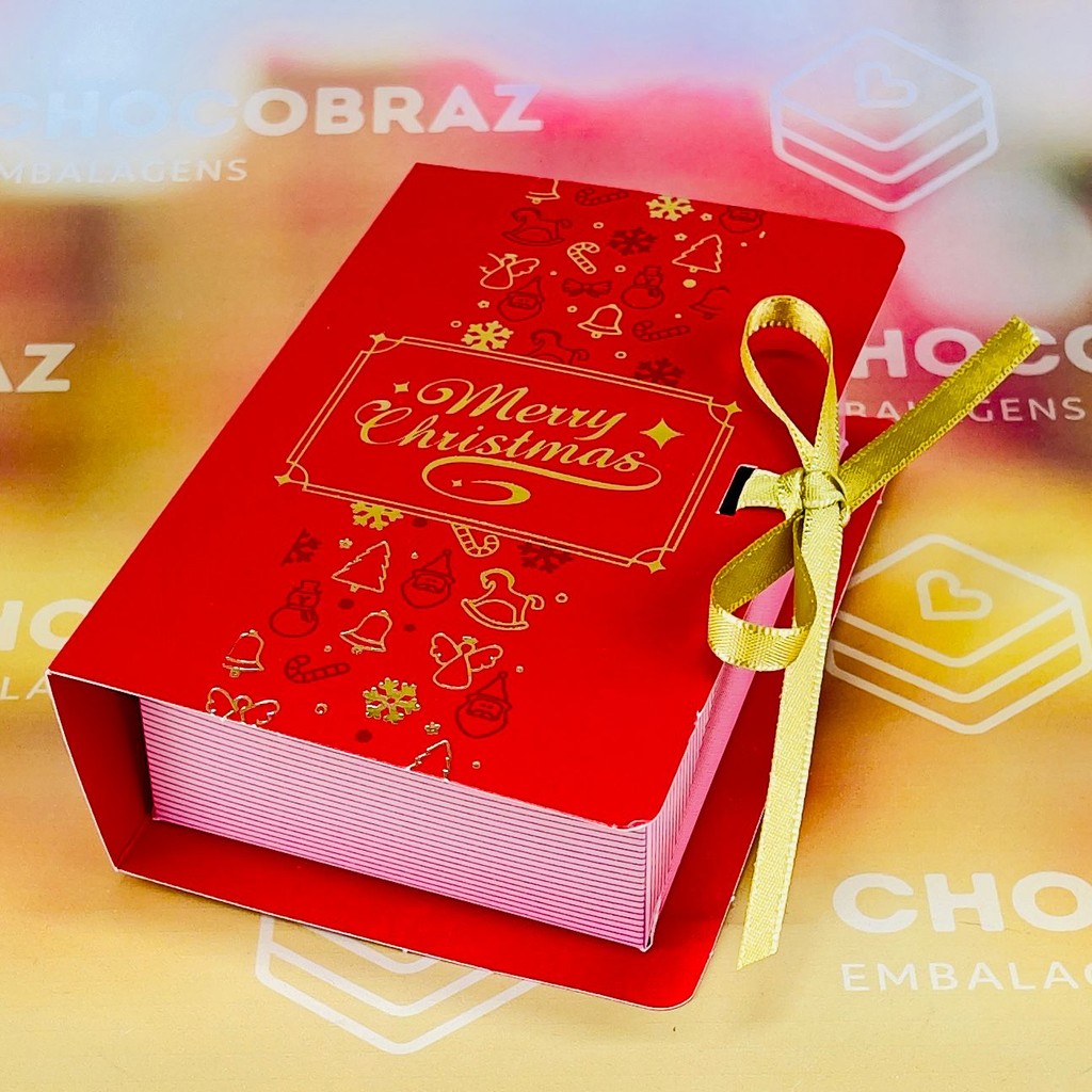 10 CAIXA 06 DOCES LIVRO - NATAL CLASSICO ID5144 (NATAL IDEIA 2025) - Stationery