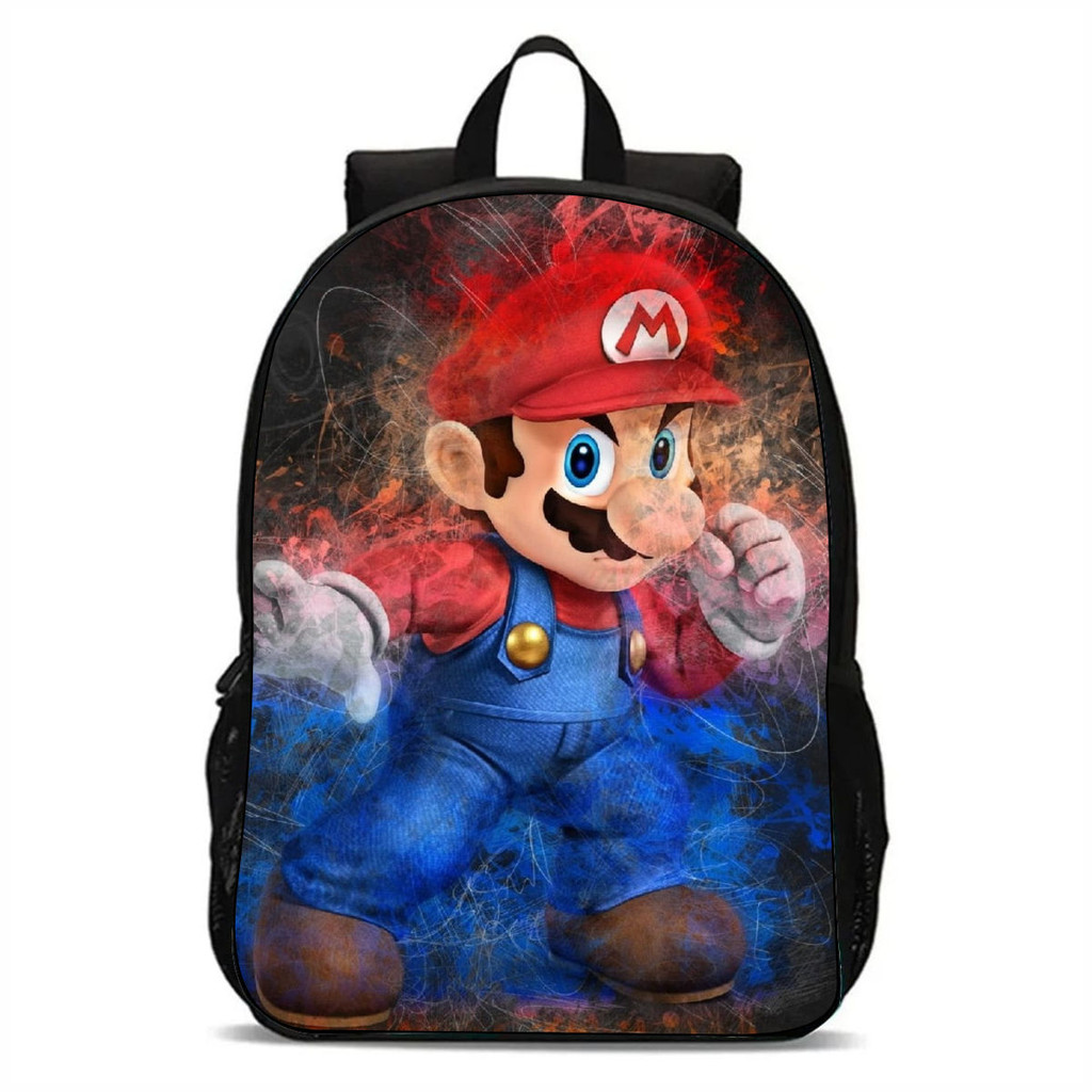 Mochila Infantil Super Mario Bros Personagem Escolar Meninos Meninas em Oferta na Shopee
