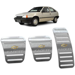 Pedaleira Kadett 89/98 Manual Aço Inox - Não fura o pedal