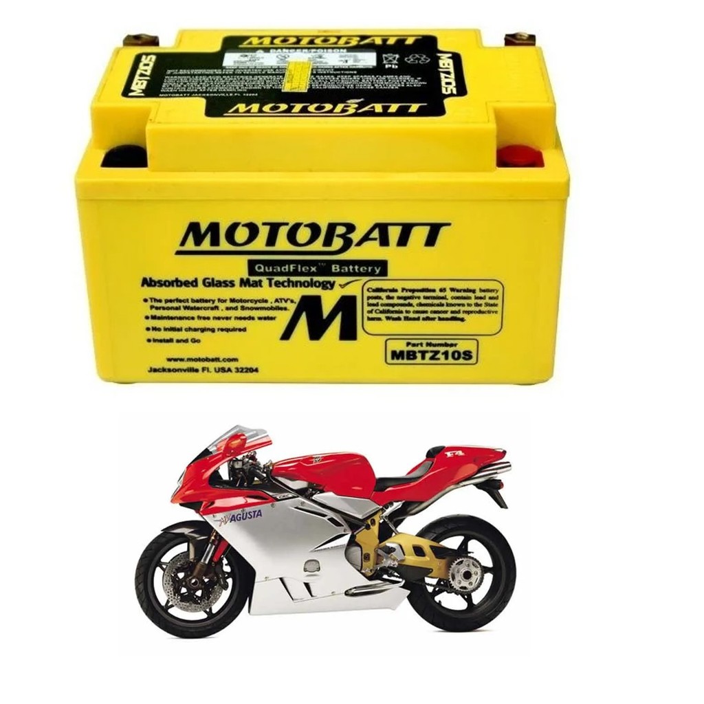 Bateria MV AGUSTA F4 675 - MOD ORIG (8.6Ah MOTOBATT)