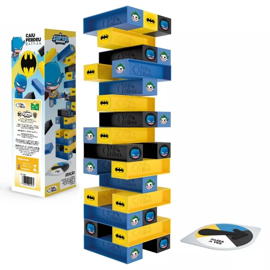 Brinquedo Batman Coringa Torre Caiu Perdeu DC Super Friends