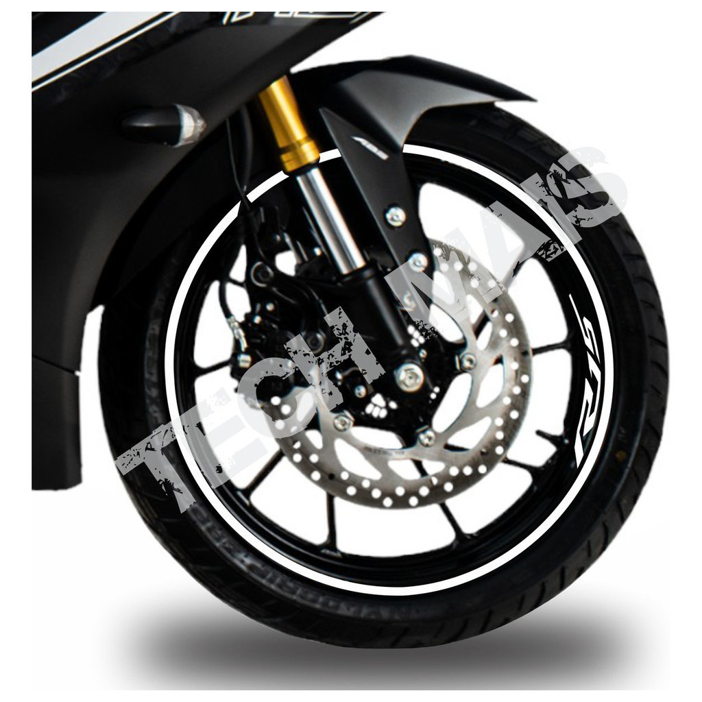 Kit Adesivo Refletivo De Roda 7mm Para Moto Yamaha R15 R 15