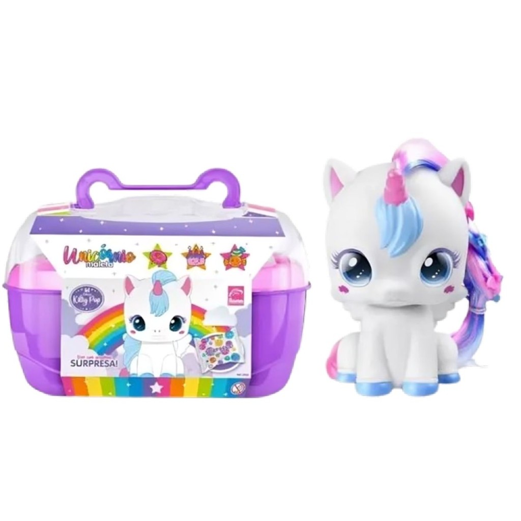Brinquedo Maleta Unicórnio Com Acessório Pet Shop 5900 Roma em Oferta na Shopee