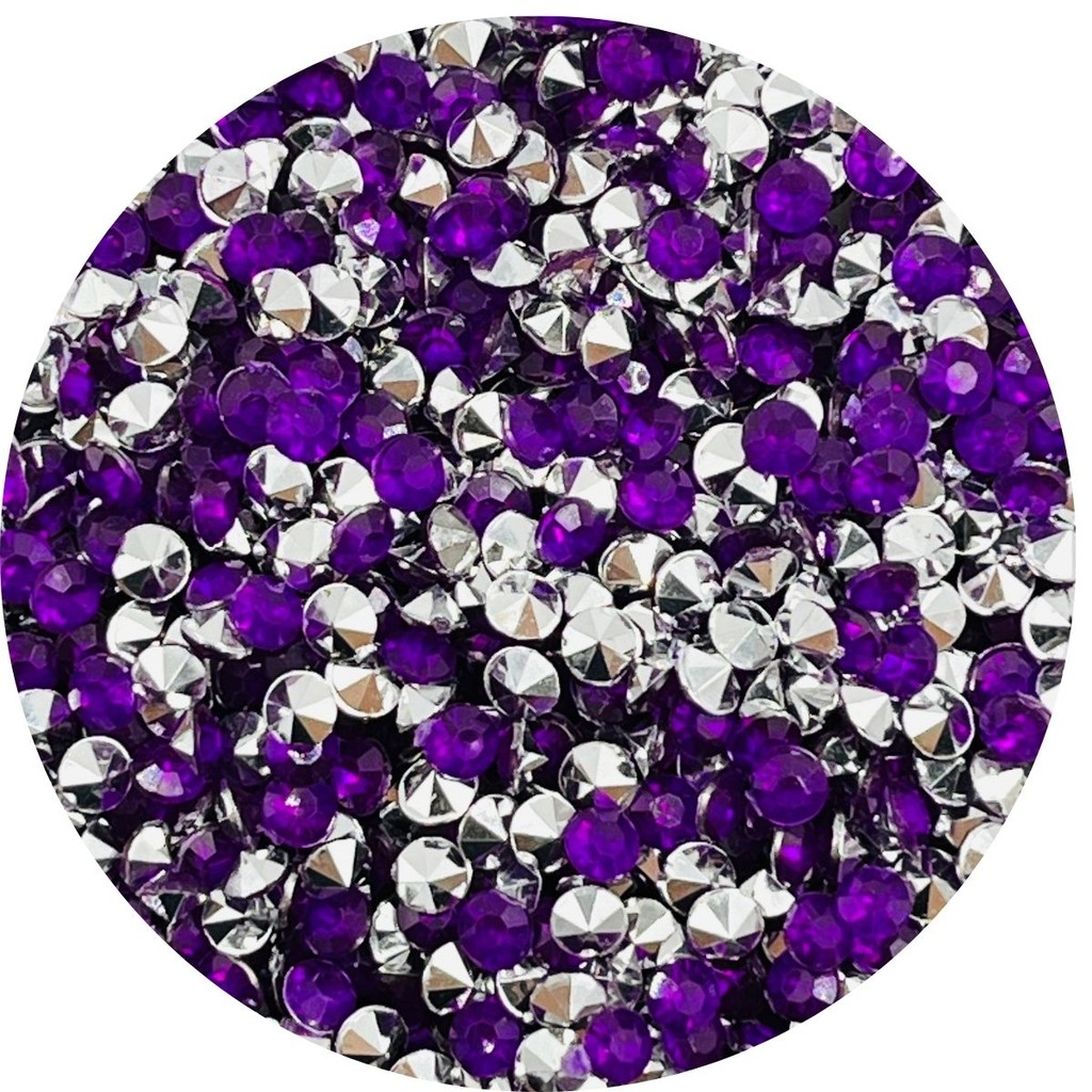Colagem Redondo Strass Violeta 4mm 1000pçs Artesanato 10g em Oferta na Shopee
