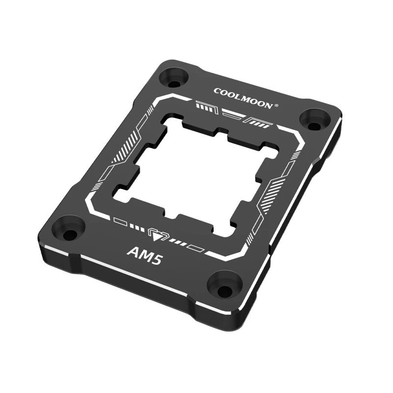 Adaptador Socket Processador Amd Am5 Contact Frame Preto Moldura Contato Corretor Pressão Cpu