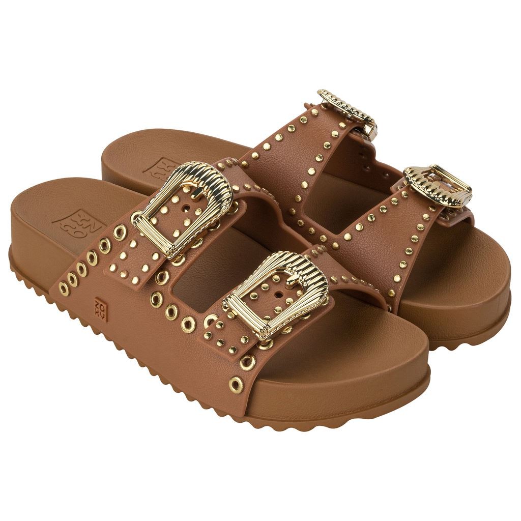 CHINELO SLIDE ZAXY HOLD AD - BEGE CASTOR