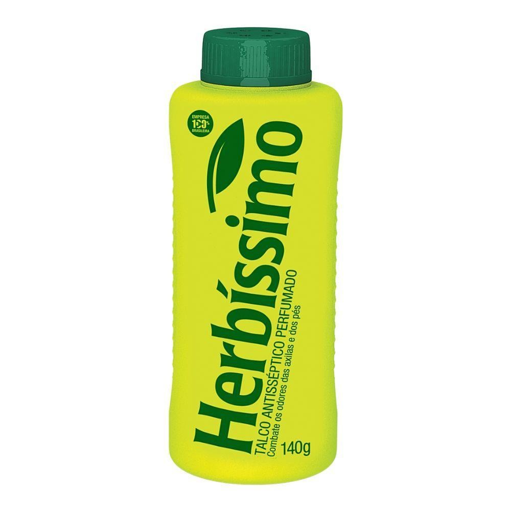 TALCO HERBÍSSIMO ANTISSÉPTICO PERFUMADO COM 140G - Beauty