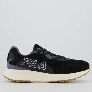 Tênis Fila Ride Preto e Grafite em Oferta na Shopee