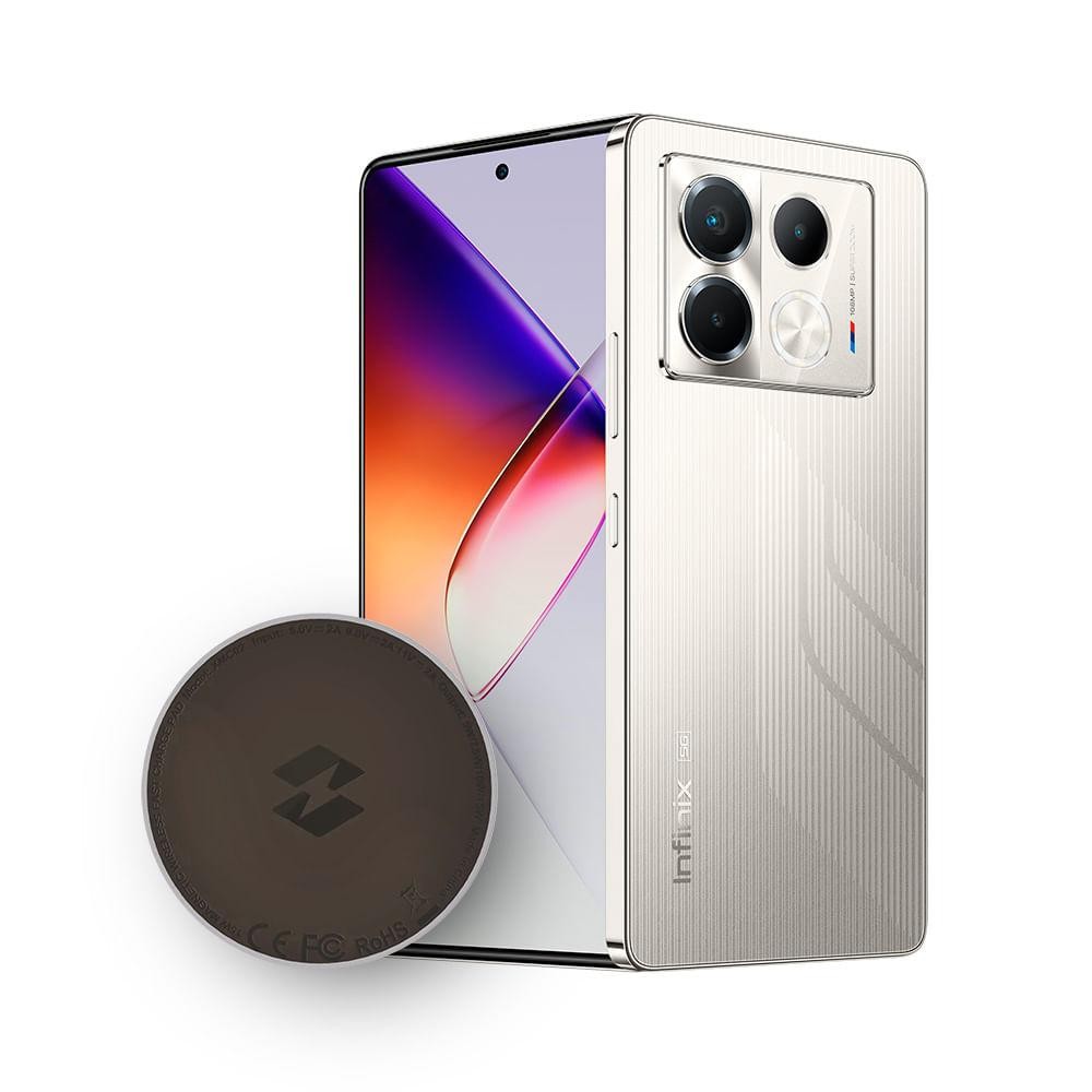 Smartphone Infinix Note 40 5G 24GB RAM (12GB + 12GB Boost) 512GB AMOLED NFC 6,78” Racing E...