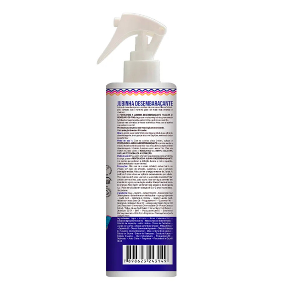 Detalhes do Penteando A Jubinha Spray Desembaraçante 300ml - Widi Care
