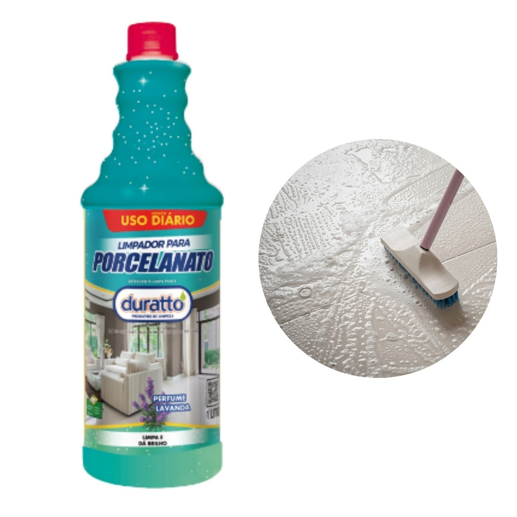 Limpador Porcelanato Uso Diario Concentrado 1lt Duratto