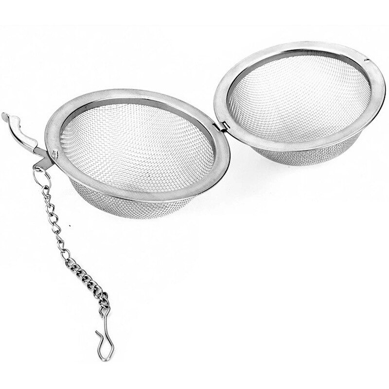 Infusor Cha Inox Difusor Peneira Coador Corrente Bolinha Kit Chá