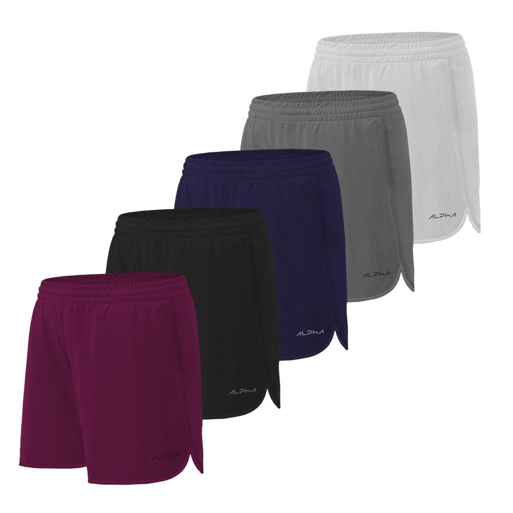 Kit 5 Shorts de Corrida Dry Alpha Co em Oferta na Shopee