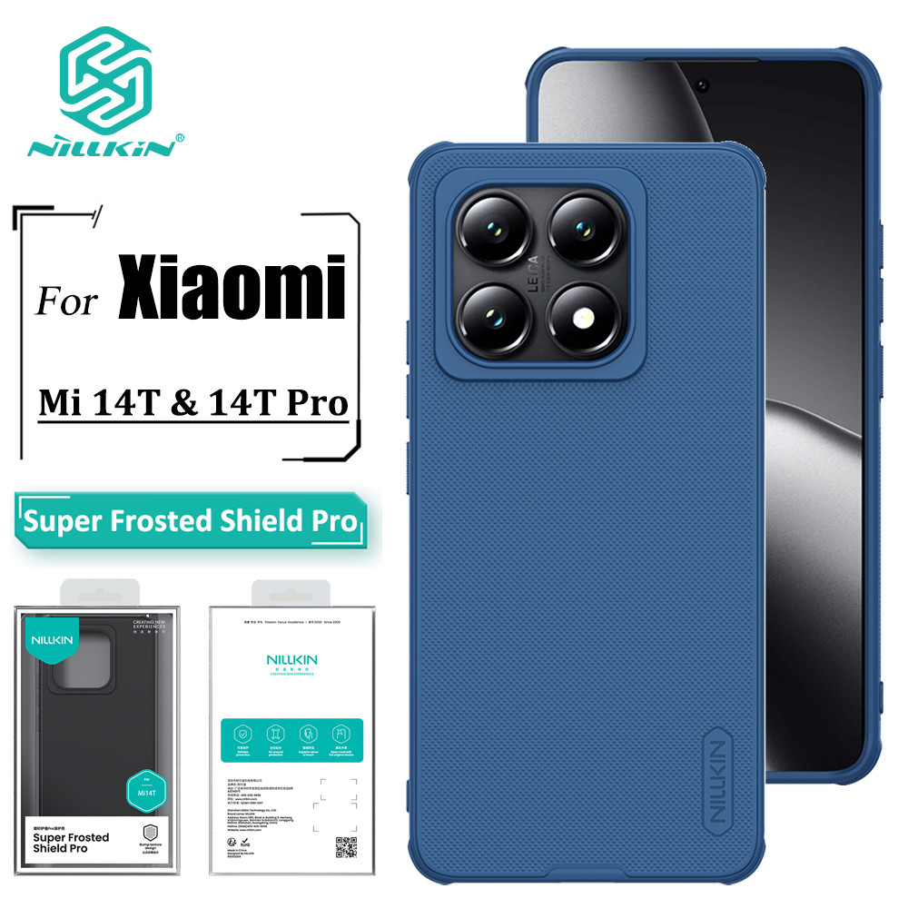 Nillkin Frosted Shield Pro Caso Xiaomi 14T Pro 14T Telefone Anti Impressão Digital Capa Traseira À Prova De Choque em Oferta na Shopee