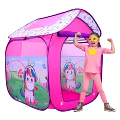 Barraca Infantil Portátil Casa Unicórnio Zippy Toys - 8353