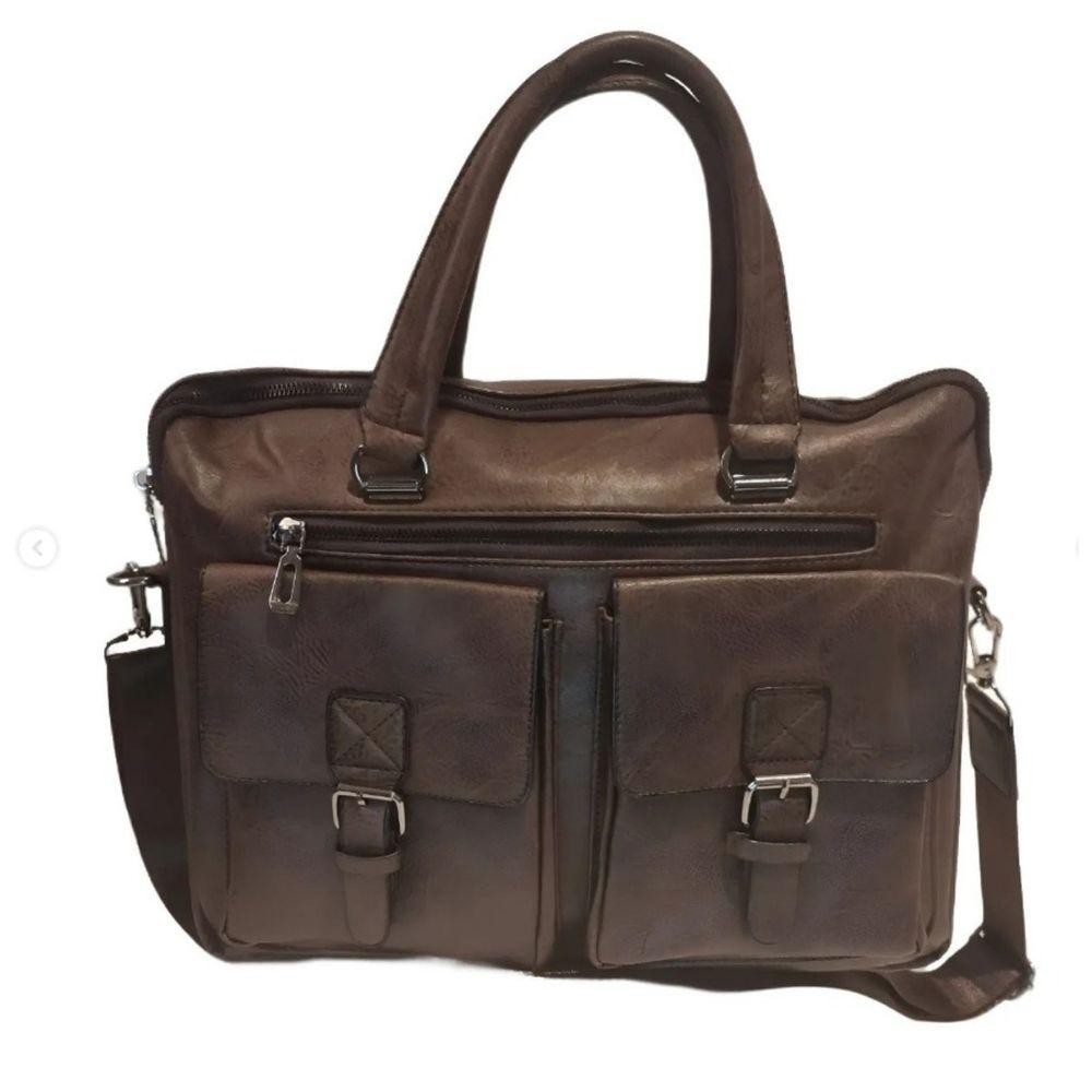 Bolsa Masculina Para Laptop Pasta Bolsa De Negócios Notebook Com Alça cafe - Women Bags