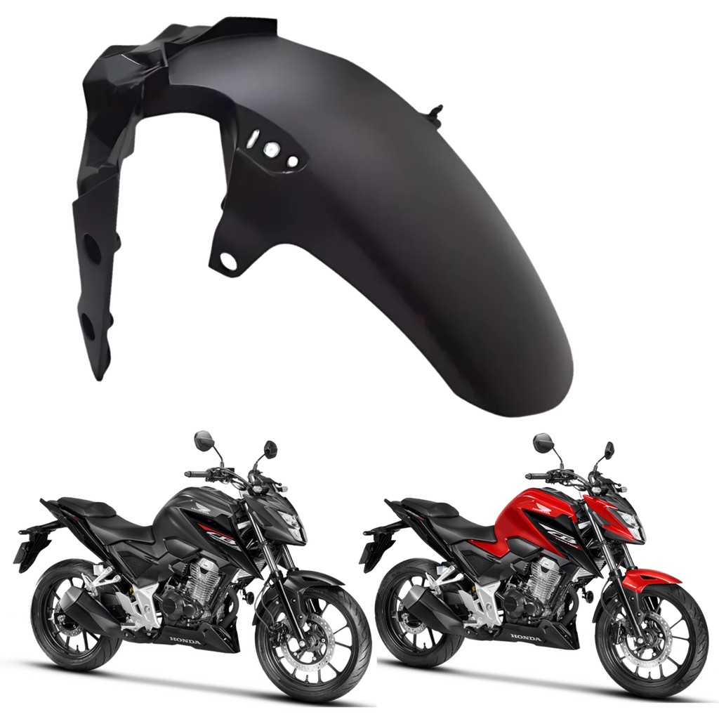 Paralama Dianteiro B Interno Maior Preto Honda Cb300f Twister 2023 2024 PARAMOTOS HONDA