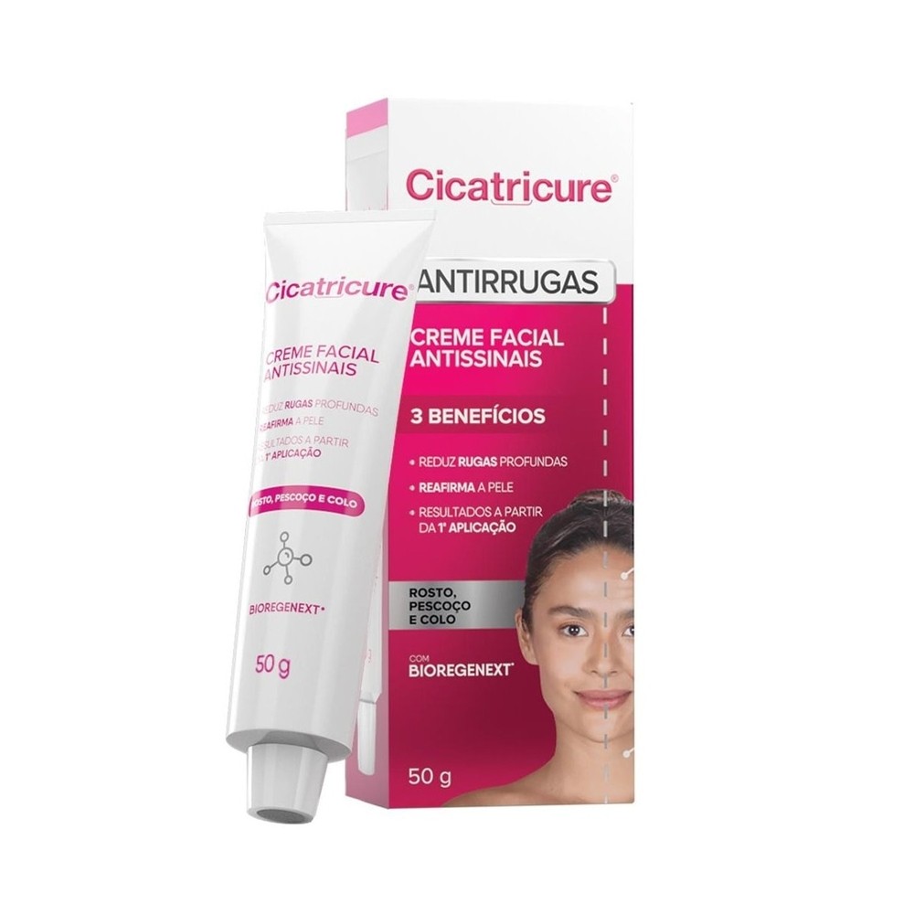 Creme Cicatricure Rugas e Linhas de Expressao 50g - Beauty