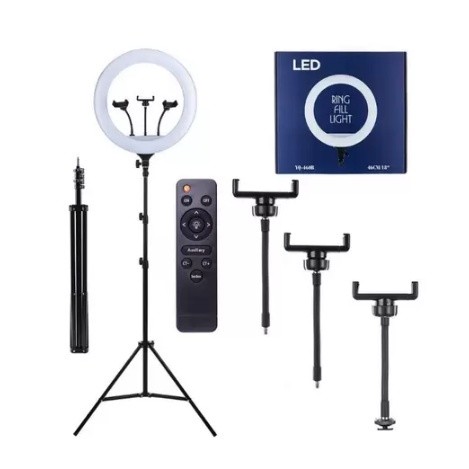 Ring Light Led Grande Iluminador 46cm 18 Polegadas + Tripé Ring Light Iluminador