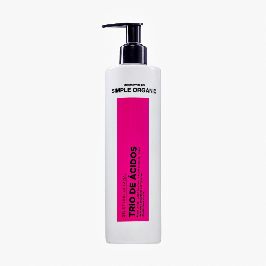 Gel De Limpeza Trio De Ácidos Simple Organic