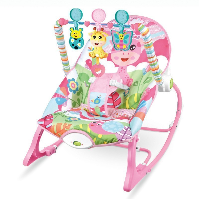 Cadeira Encantada de Descanso Infantil 3 em 1 Cores Azul ou Rosa - Color Baby em Oferta na Shopee