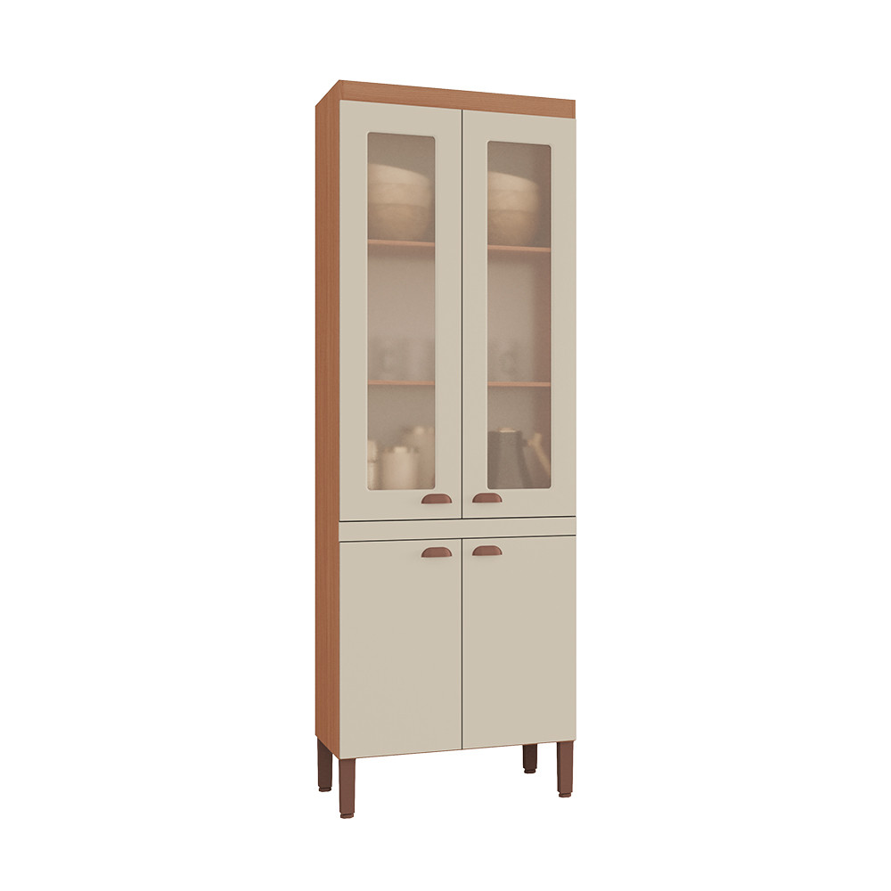 Paneleiro Cozinha Jéssica New 100% MDF Tuboarte 4 Portas