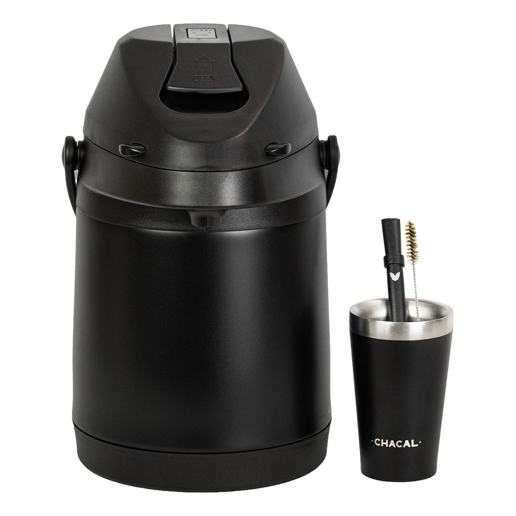 Kit Tereré Chacal Garrafa Térmica 2.5l Copo e Bomba