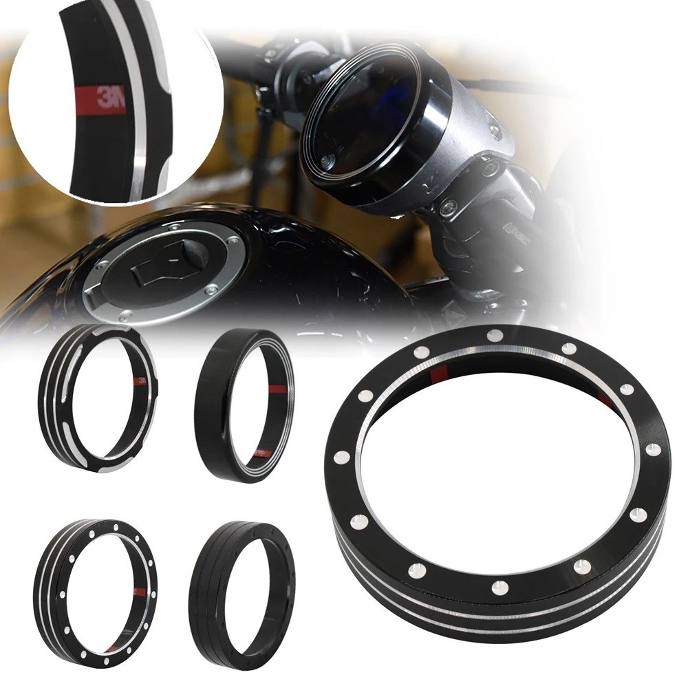 Velocímetro Do Motor Instrumento Medidor Capa Guarda Odômetro Escudo Anel Para Harley X350 23-up Rebel CMX300/500 17-19