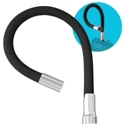 Tubo Fléxivel Bica Torneira Hydralar Gourmet 4t Preto Hydra peça de reposição Original
