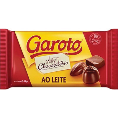 Barra de Chocolate Garoto de 1 Kg - Comprar com Melhor Preço em Lanches