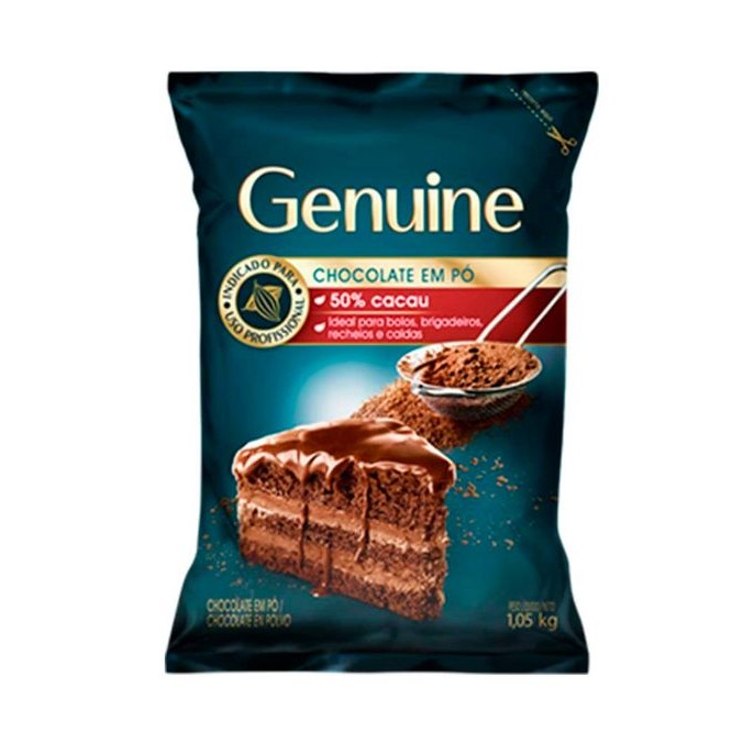 Chocolate po genuine 50% 1,05kg em Oferta na Shopee